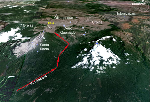 Alvarado's Route into Los Altos